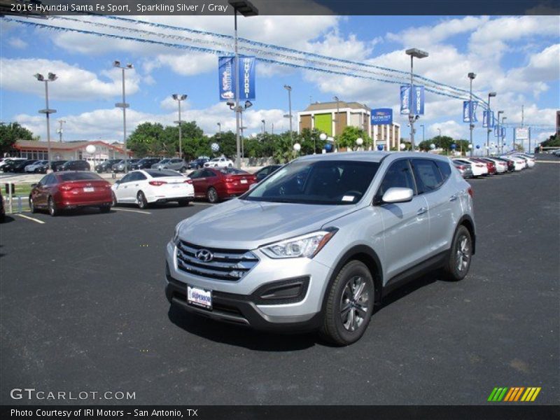 Sparkling Silver / Gray 2016 Hyundai Santa Fe Sport