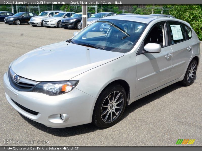 Spark Silver Metallic / Carbon Black 2011 Subaru Impreza 2.5i Premium Wagon