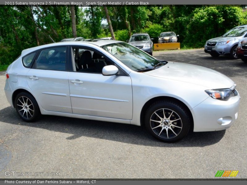 Spark Silver Metallic / Carbon Black 2011 Subaru Impreza 2.5i Premium Wagon