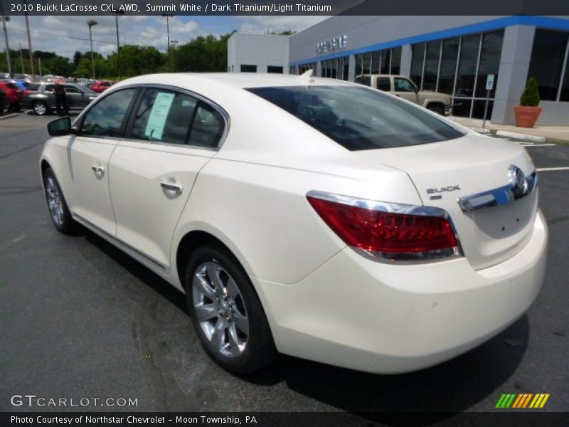 Summit White / Dark Titanium/Light Titanium 2010 Buick LaCrosse CXL AWD