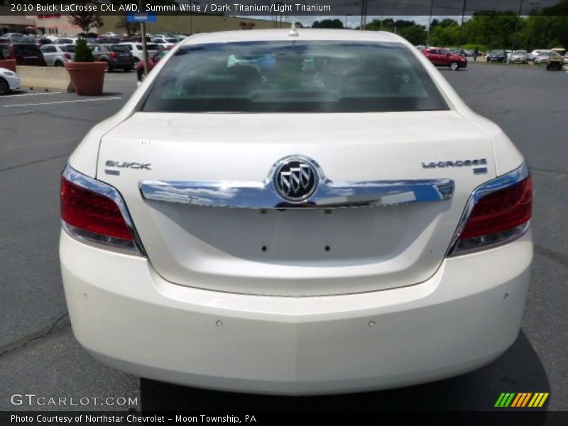 Summit White / Dark Titanium/Light Titanium 2010 Buick LaCrosse CXL AWD