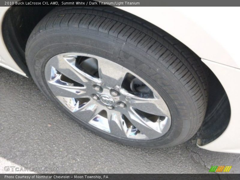 Summit White / Dark Titanium/Light Titanium 2010 Buick LaCrosse CXL AWD