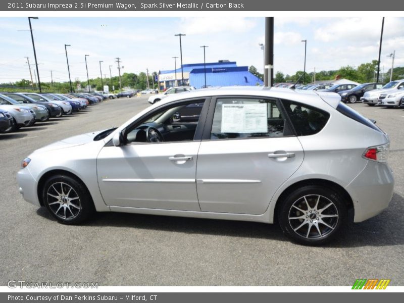 Spark Silver Metallic / Carbon Black 2011 Subaru Impreza 2.5i Premium Wagon