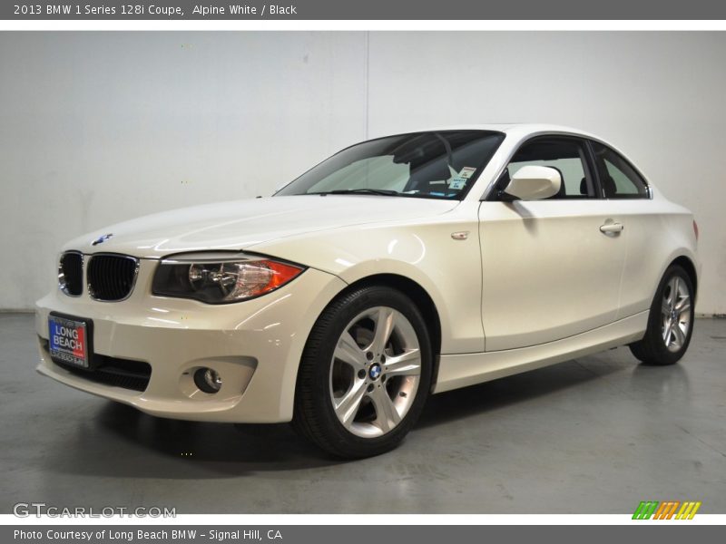Alpine White / Black 2013 BMW 1 Series 128i Coupe