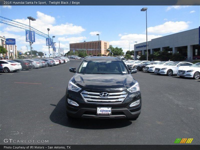 Twilight Black / Beige 2016 Hyundai Santa Fe Sport