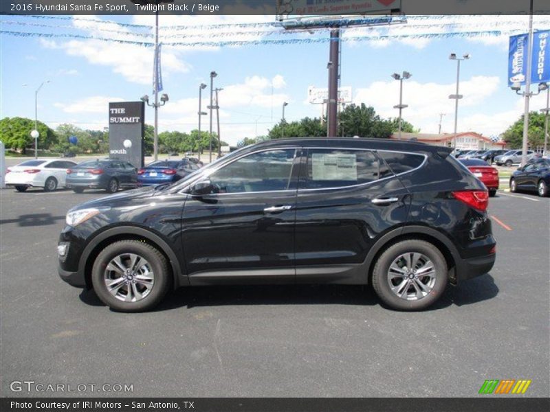 Twilight Black / Beige 2016 Hyundai Santa Fe Sport