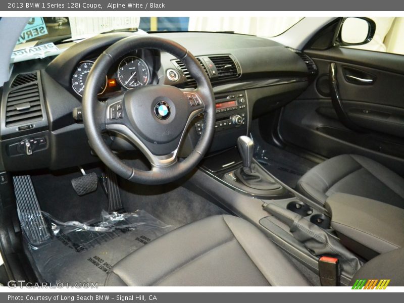 Alpine White / Black 2013 BMW 1 Series 128i Coupe