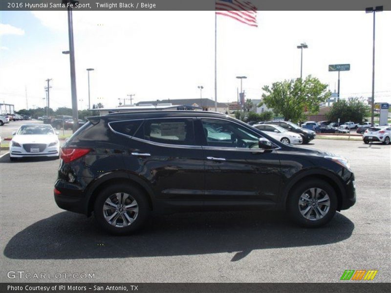 Twilight Black / Beige 2016 Hyundai Santa Fe Sport