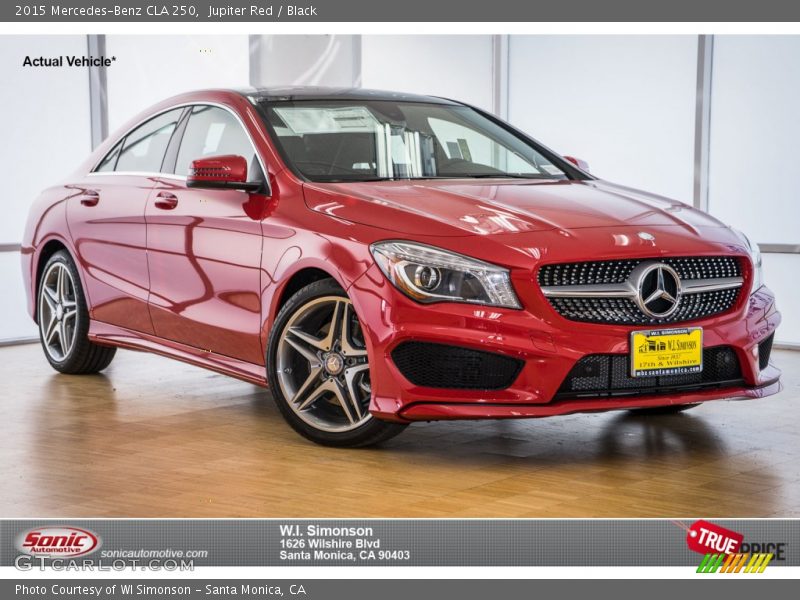 Jupiter Red / Black 2015 Mercedes-Benz CLA 250