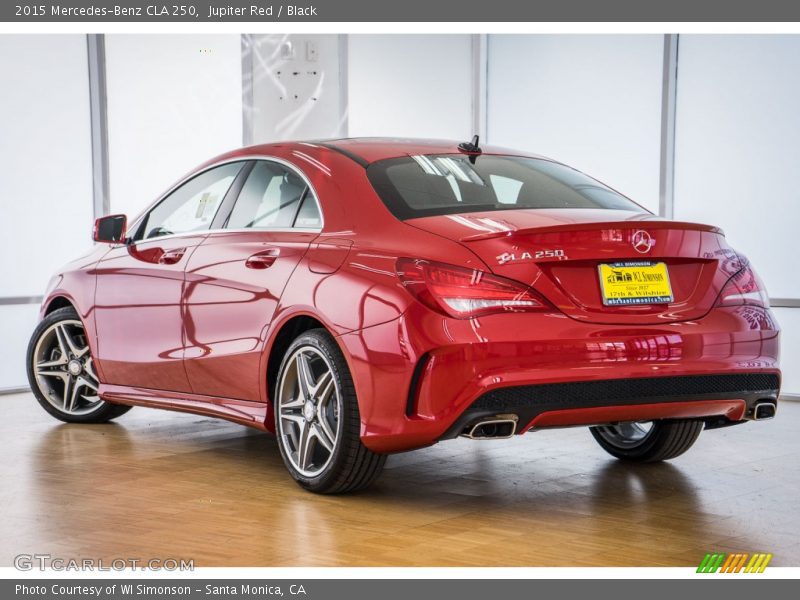 Jupiter Red / Black 2015 Mercedes-Benz CLA 250