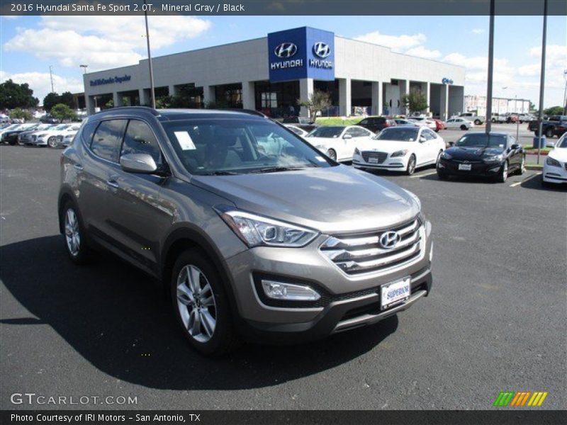 Mineral Gray / Black 2016 Hyundai Santa Fe Sport 2.0T