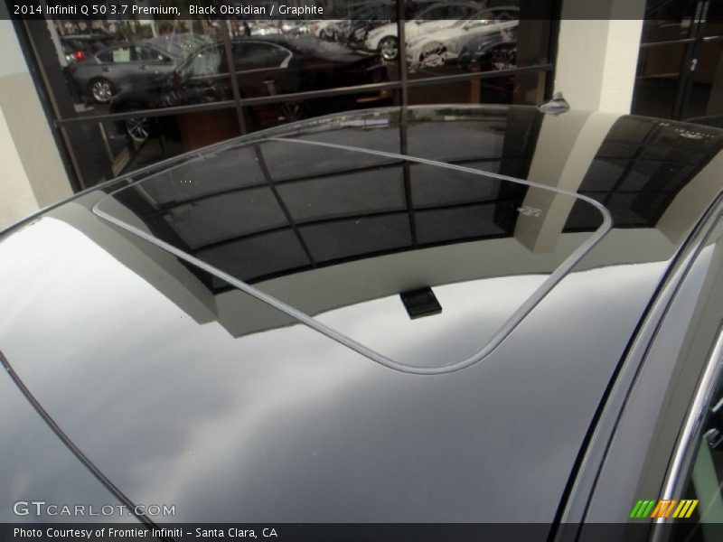 Black Obsidian / Graphite 2014 Infiniti Q 50 3.7 Premium