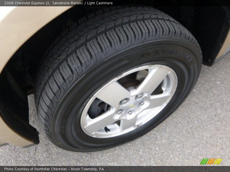 Sandstone Metallic / Light Cashmere 2008 Chevrolet Equinox LS