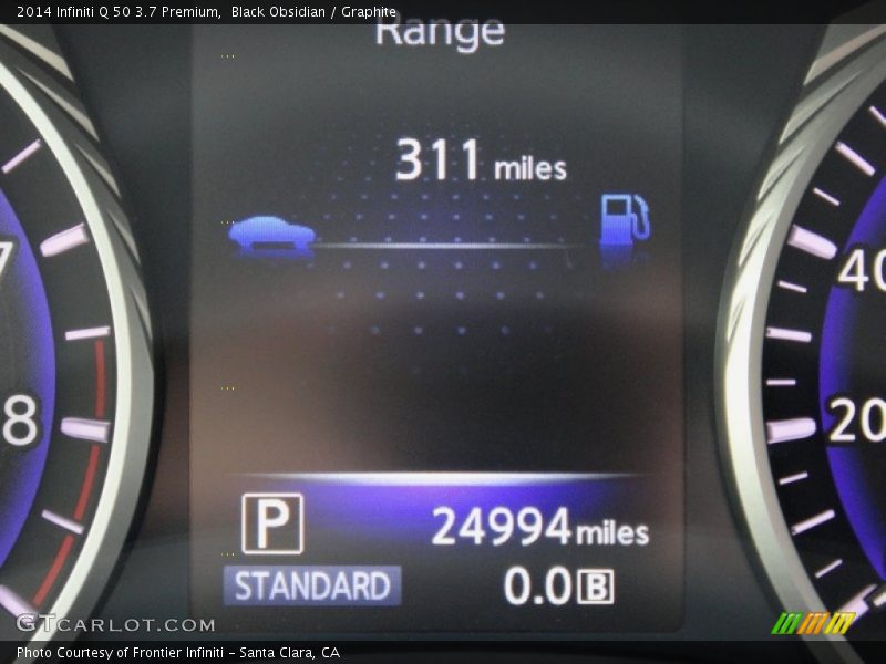 Black Obsidian / Graphite 2014 Infiniti Q 50 3.7 Premium