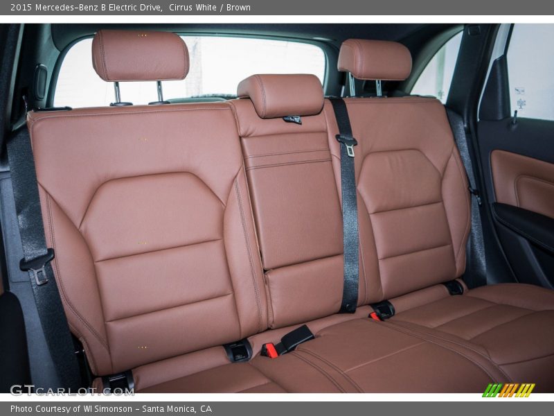 Rear Seat of 2015 B Electric Drive