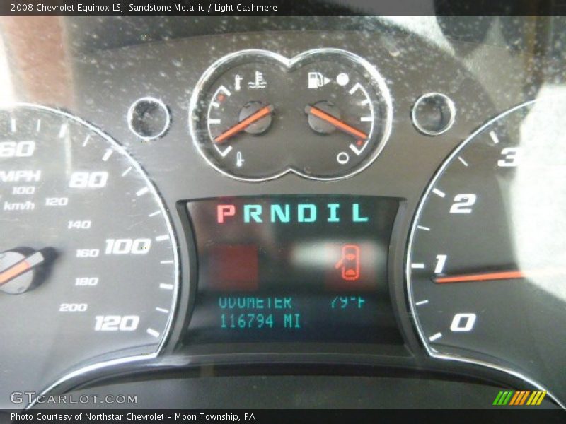 Sandstone Metallic / Light Cashmere 2008 Chevrolet Equinox LS