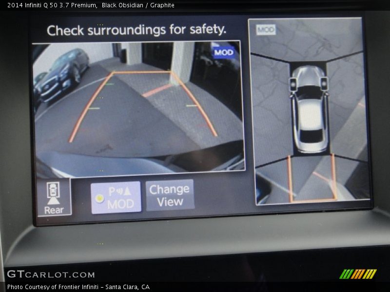 Black Obsidian / Graphite 2014 Infiniti Q 50 3.7 Premium