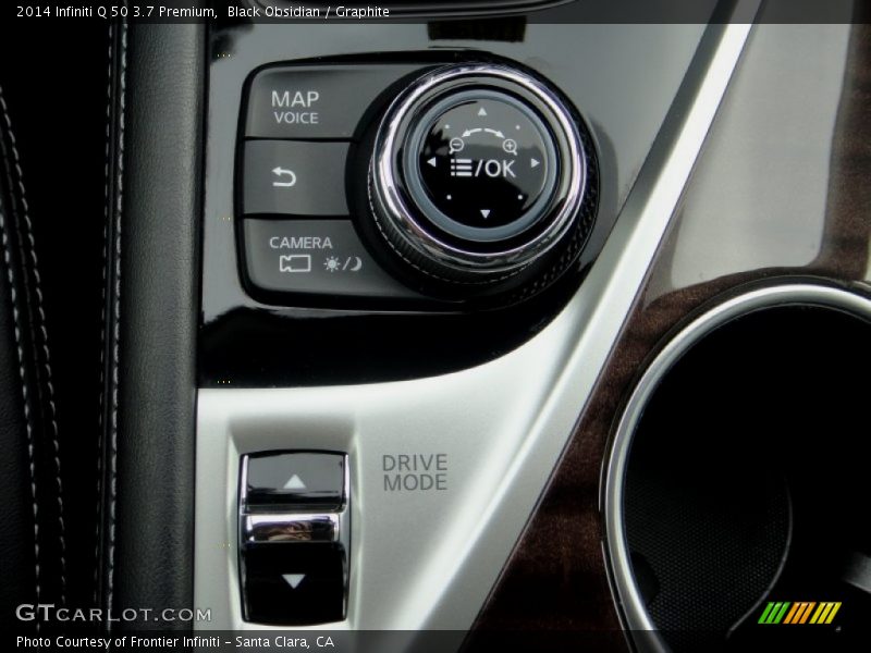 Black Obsidian / Graphite 2014 Infiniti Q 50 3.7 Premium