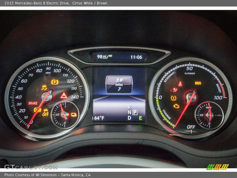  2015 B Electric Drive Electric Drive Gauges