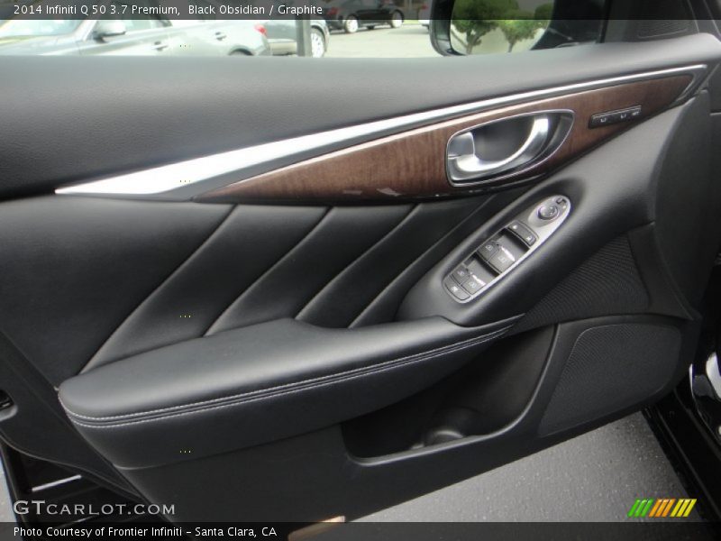 Black Obsidian / Graphite 2014 Infiniti Q 50 3.7 Premium