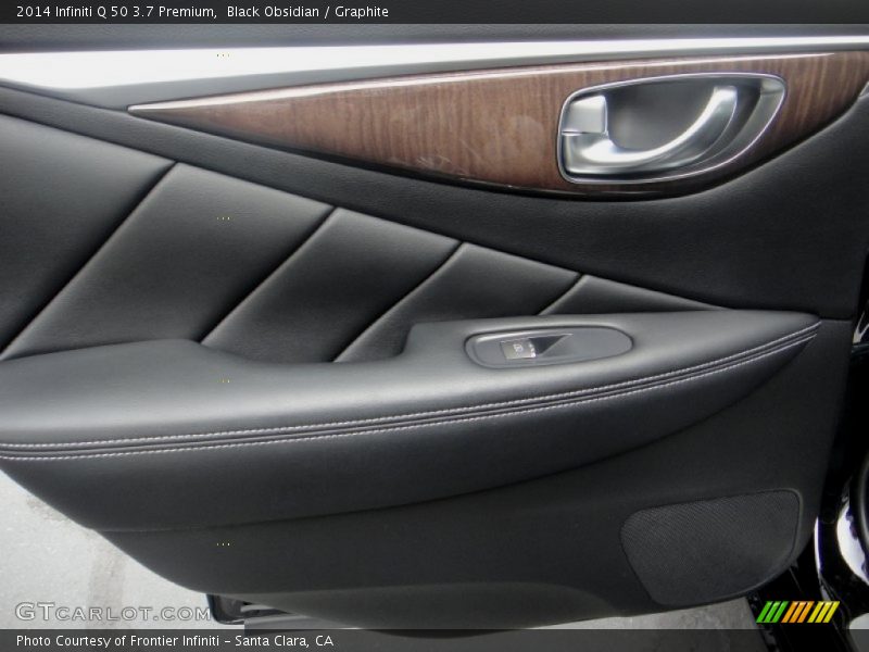 Black Obsidian / Graphite 2014 Infiniti Q 50 3.7 Premium