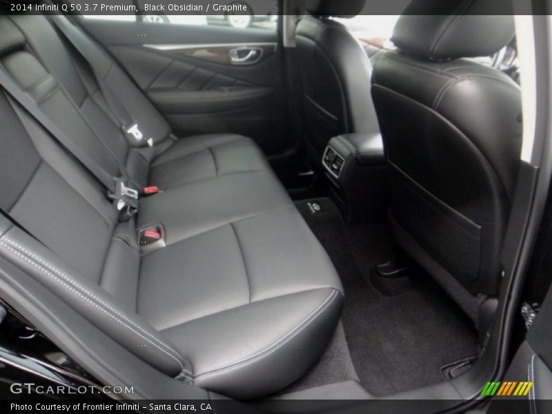 Black Obsidian / Graphite 2014 Infiniti Q 50 3.7 Premium