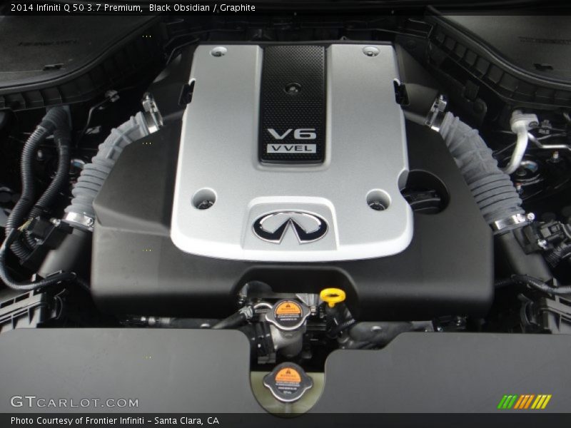 Black Obsidian / Graphite 2014 Infiniti Q 50 3.7 Premium
