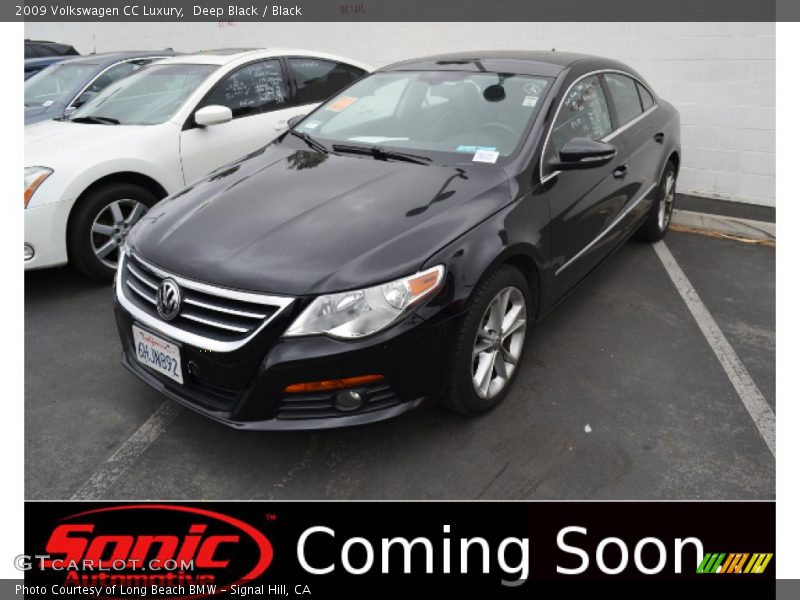 Deep Black / Black 2009 Volkswagen CC Luxury