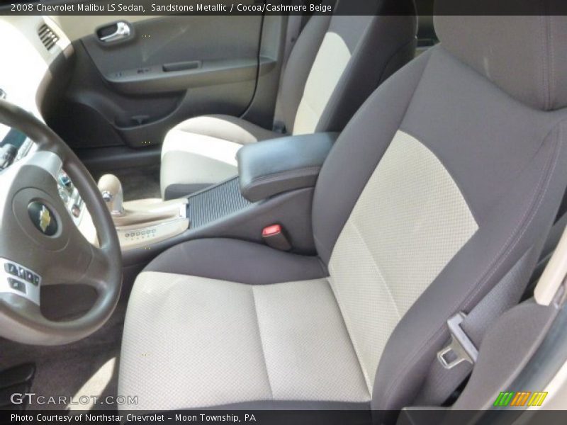 Sandstone Metallic / Cocoa/Cashmere Beige 2008 Chevrolet Malibu LS Sedan