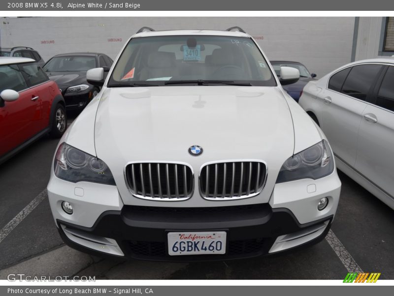 Alpine White / Sand Beige 2008 BMW X5 4.8i