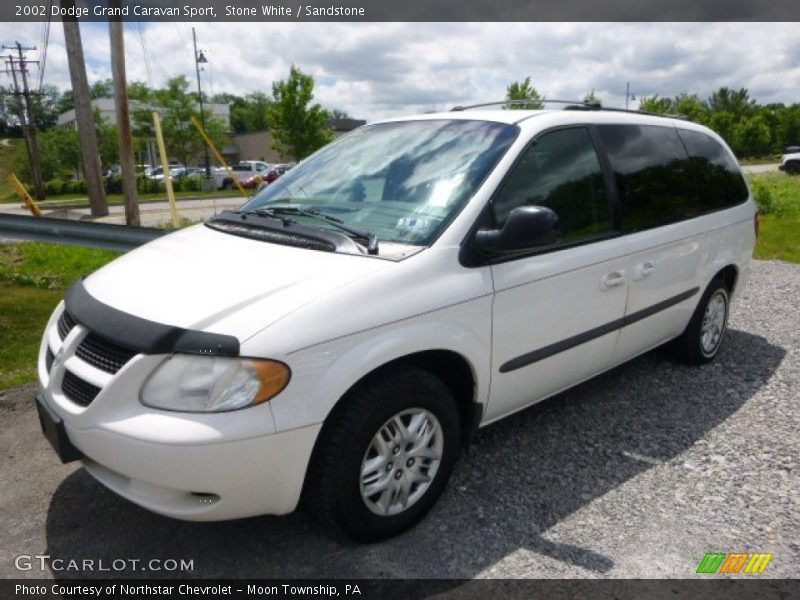 Stone White / Sandstone 2002 Dodge Grand Caravan Sport