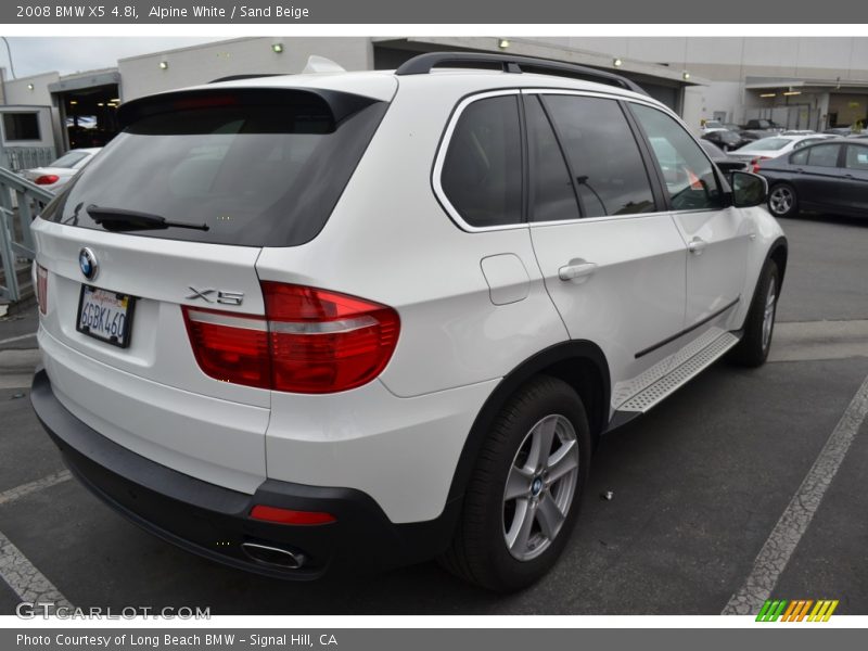 Alpine White / Sand Beige 2008 BMW X5 4.8i