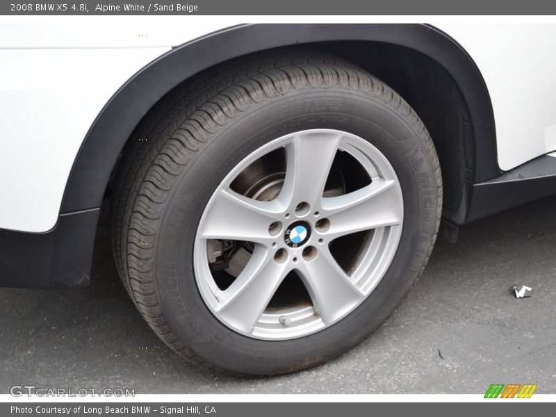 Alpine White / Sand Beige 2008 BMW X5 4.8i