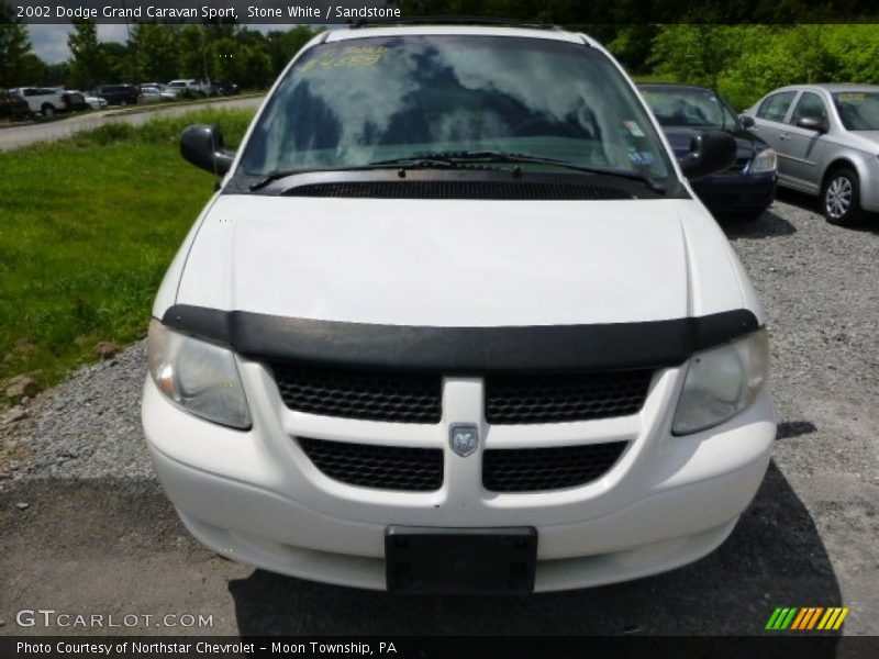 Stone White / Sandstone 2002 Dodge Grand Caravan Sport