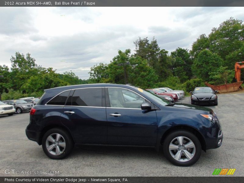 Bali Blue Pearl / Taupe 2012 Acura MDX SH-AWD
