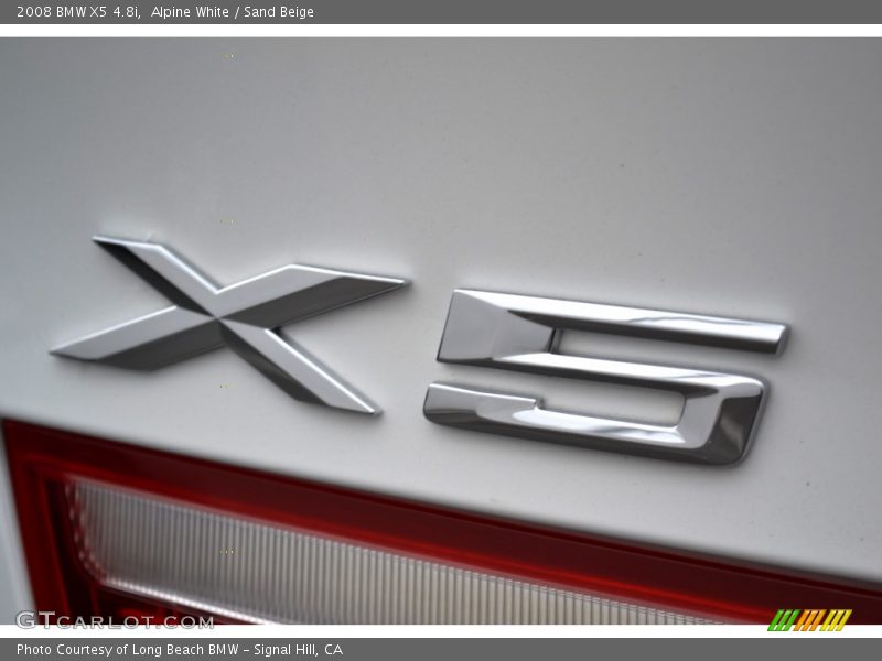 Alpine White / Sand Beige 2008 BMW X5 4.8i