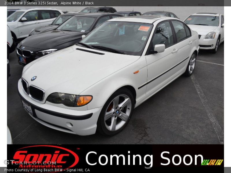 Alpine White / Black 2004 BMW 3 Series 325i Sedan