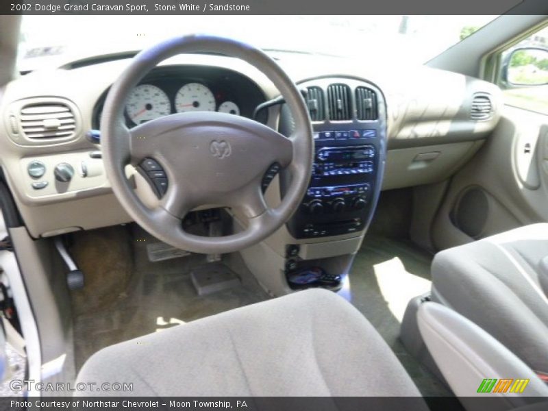 Stone White / Sandstone 2002 Dodge Grand Caravan Sport