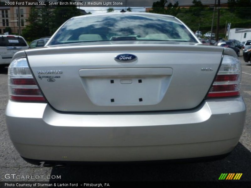 Silver Birch Metallic / Medium Light Stone 2008 Ford Taurus SEL