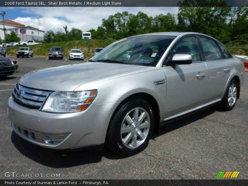 Silver Birch Metallic / Medium Light Stone 2008 Ford Taurus SEL