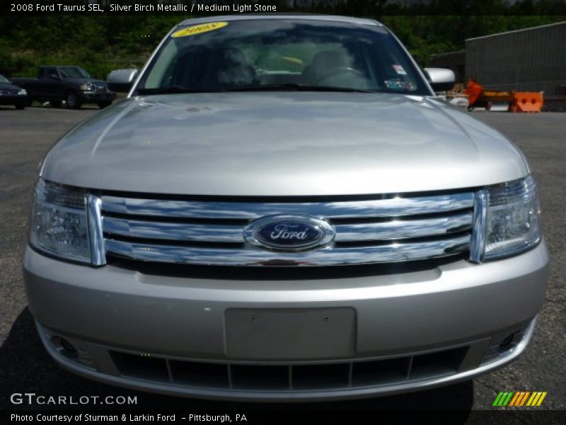 Silver Birch Metallic / Medium Light Stone 2008 Ford Taurus SEL