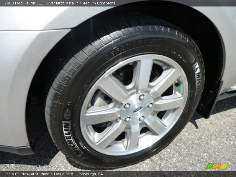 Silver Birch Metallic / Medium Light Stone 2008 Ford Taurus SEL