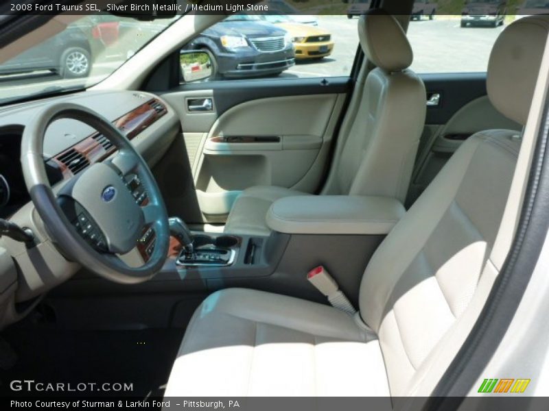 Silver Birch Metallic / Medium Light Stone 2008 Ford Taurus SEL