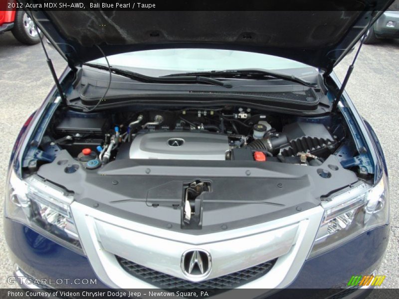 Bali Blue Pearl / Taupe 2012 Acura MDX SH-AWD