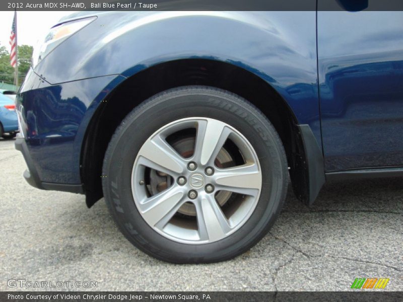 Bali Blue Pearl / Taupe 2012 Acura MDX SH-AWD