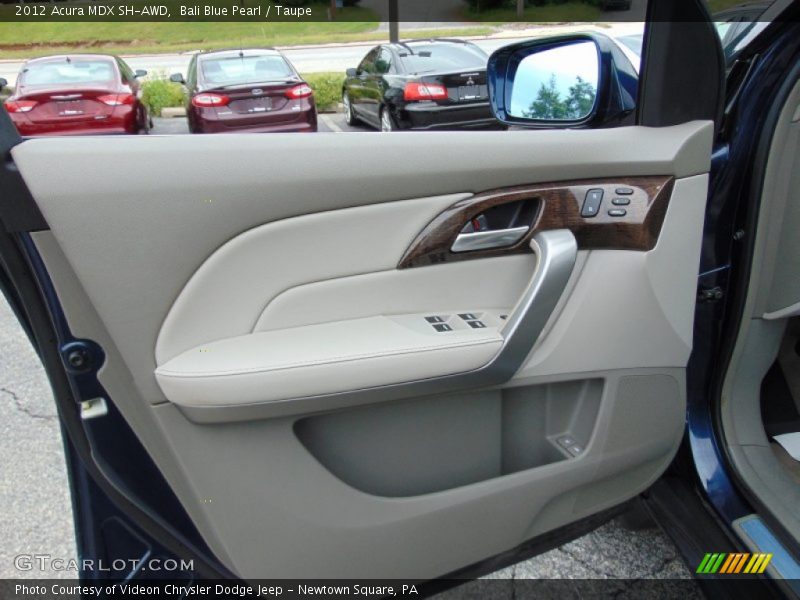 Bali Blue Pearl / Taupe 2012 Acura MDX SH-AWD