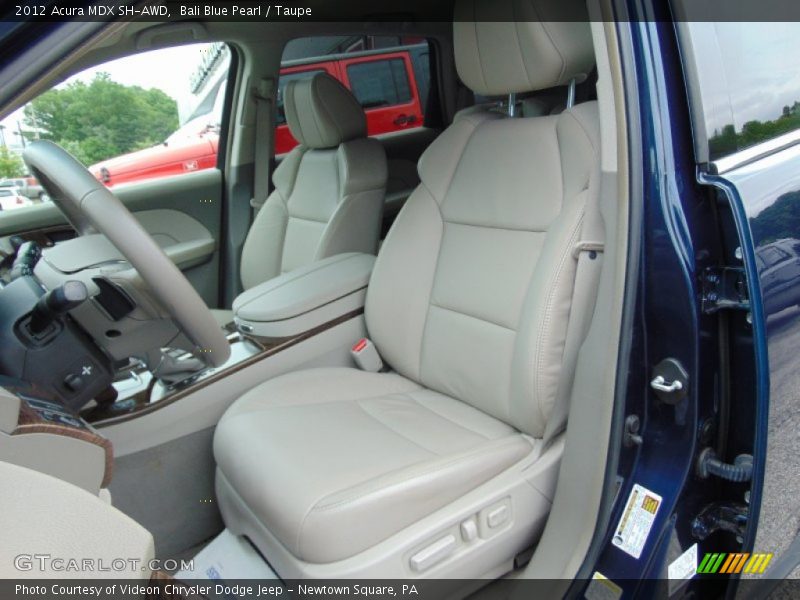 Bali Blue Pearl / Taupe 2012 Acura MDX SH-AWD