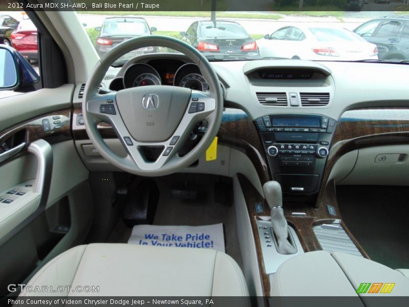 Bali Blue Pearl / Taupe 2012 Acura MDX SH-AWD