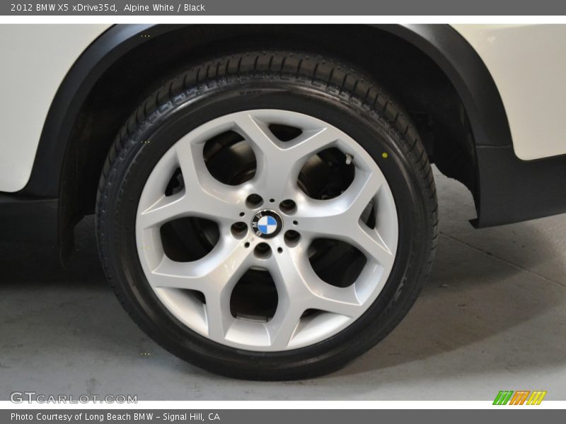Alpine White / Black 2012 BMW X5 xDrive35d