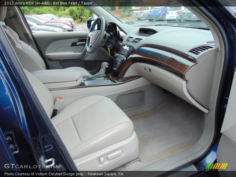 Bali Blue Pearl / Taupe 2012 Acura MDX SH-AWD
